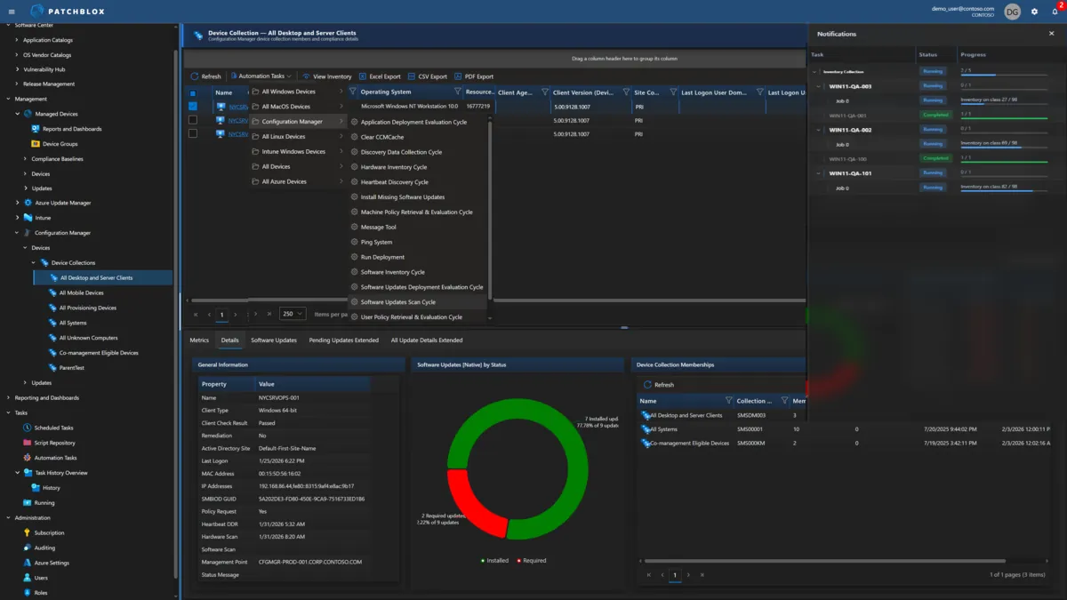Real-Time Endpoint Operations