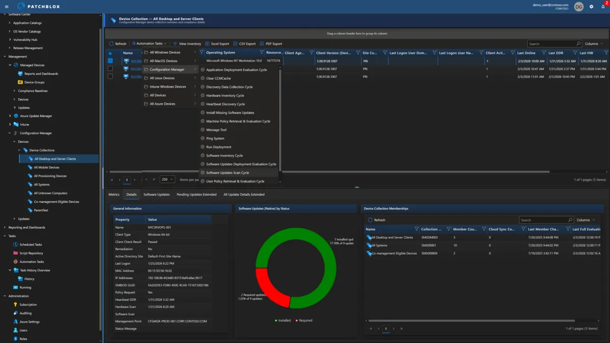Cross-Platform Real-Time Operations